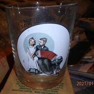 The Accordionist by Norman Rockwell Saturday Evening Post Aug 30 1924  Glass #46